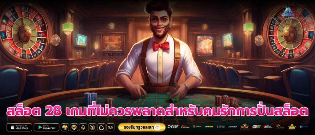 สล็อต 28 เกมที่ไม่ควรพลาดสำหรับคนรักการปั่นสล็อต